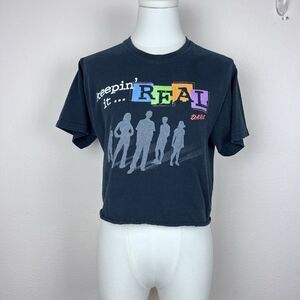 Vintage Y2K DARE Shirt Womens Small Graphic 90s Cropped Drug Abuse Resistance